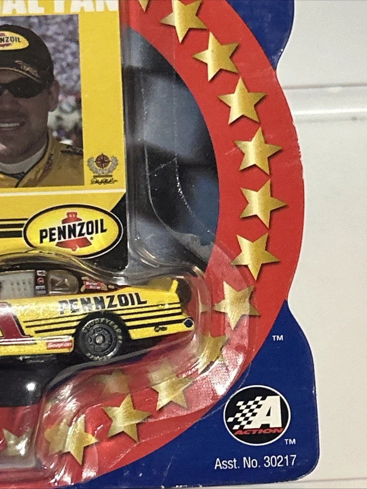 Tarjeta y auto Pennzoil Winner’s Circle Steve Park 2002 escala 1:64 #1 Foto 3 de 4