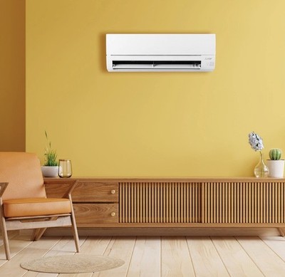 12,000 BTU Mitsubishi WrSeries Single Zone Wall Mounted Air Handler