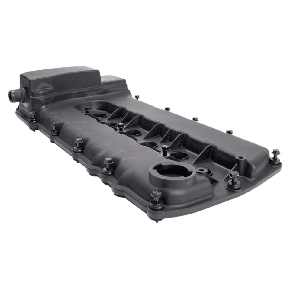 Cubierta de válvula de motor con junta y herrajes para Audi Q7 VW CC Passat Touareg Foto 2 de 4