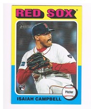 2024 Topps Heritage High Number Isaiah Campbell RC #645 Boston Red Sox 