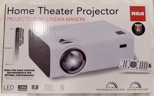 RCA RPJ136 Projecteur Home Theater LED 1080p HDMI portatif NEW