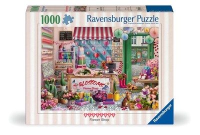 Puzzle Erwachsene - Puzzle 1000 Teile - Der Blumenladen - Erwachsene und Kinder