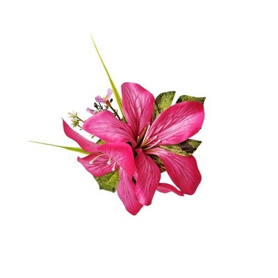 Delicate Artificial Lilies Hairpin Hair Clip Prom Event Natural Look Hair Decors