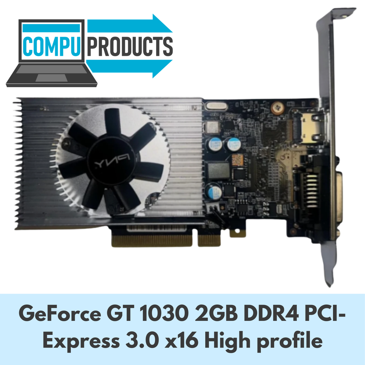 ユーカリ！ PNY GeForce GT 1030 2GB DDR4 PCI-Express 3.0 x16 (x4 Active