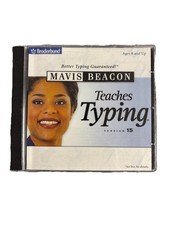 Mavis Beacon Teaches Typing Version 12 CD-ROM Windows 95 98 2000 XP Broderbund