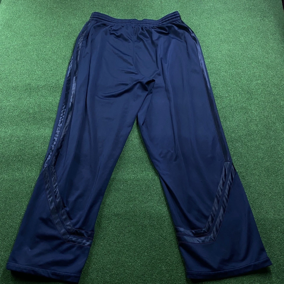 Винтажные мужские спортивные штаны Nike 2XL темно-синие с вышивкой Swoosh Y2K мешковатые низы - Изображение 3 из 4