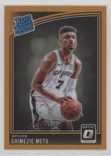 2018 Panini Donruss Optic Rated Rookie Orange Prizm /199 Chimezie Metu #195 1e15