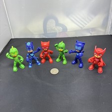 PJ Mask Catboy Mini Action Figures. Movable Arms Legs. Lot Of 6 Different Ones