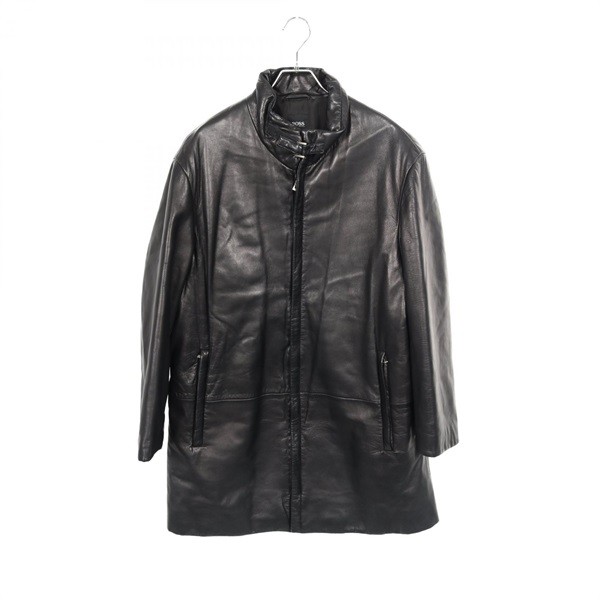 Hugo Boss Men's Coat Outerwear Stylish Wool Used