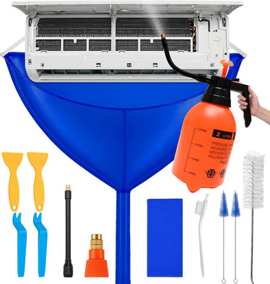 Mini Split Cleaning Kit: Waterproof Mini Split Cleaning Bag with 2L Rotatable Hi