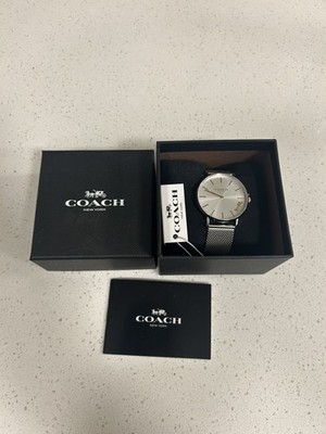 COACH: Perry Ladies Watch - Quartz Silver Stainless Steel - Brand New (14503124)
