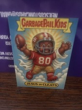 Jerry Rice Custom Trading Card 49ers Jesus In Cleats San Francisco GPK Jerry Rice Custom Trading Card 49ers Jesus In Cleats San Francisco GPK