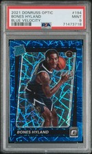 2021 PANINI DONRUSS OPTIC BONES HYLAND #194 BLUE VELOCITY Rookie BASKETBALL