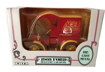 #ad Vtg Ertl 1905 Ford 1 25 Scale Ace Hardware Fifth Edition Delivery Truck Bank $17.81