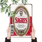 Sagres Beer Vintage Retro Porter Tin Metal Signs Home Décor 8x12