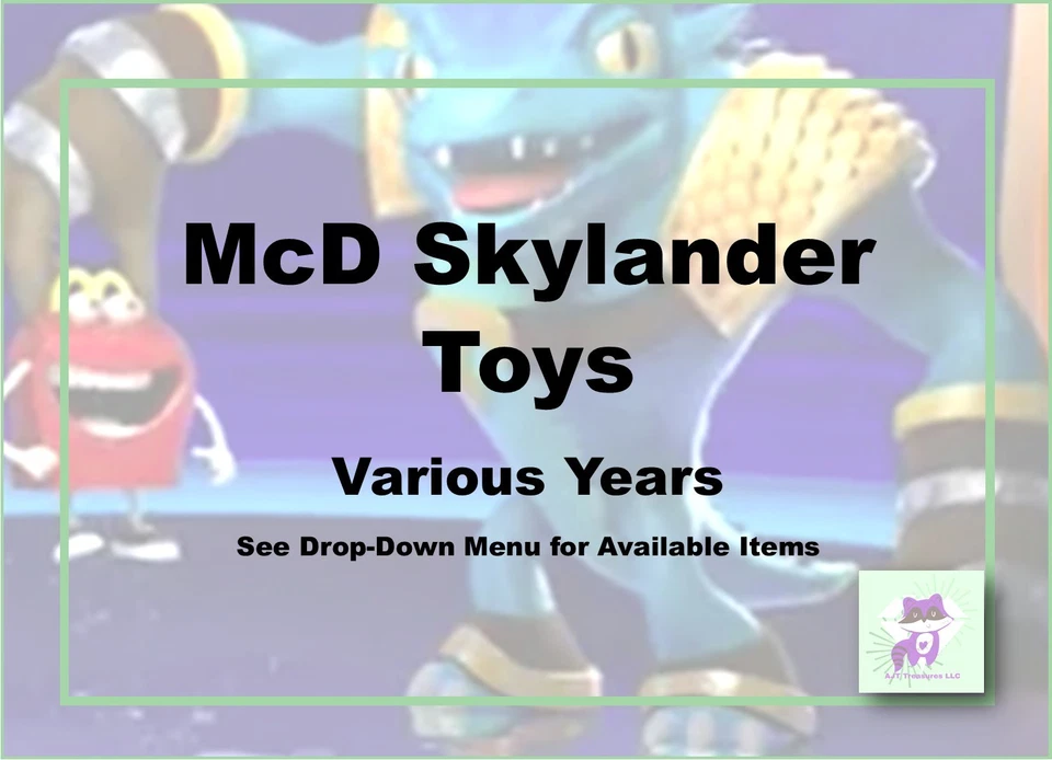 McDonald's Activision Skylanders Toys & Figures-Various Years-Pick! - Image 1 of 1