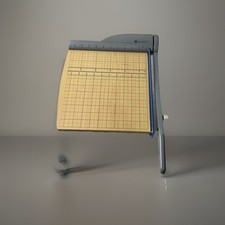 Quartet 9112 Paper Trimmer Guillotine Cutter Heavy Duty Wood Base 12" Cutting