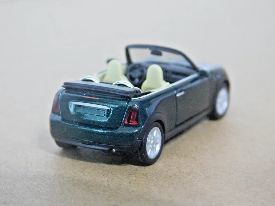 Herpa 034197 1/87 Mini Cooper Cabrio Dark Green NIB Box Damage On End Flap - Image 2 of 4