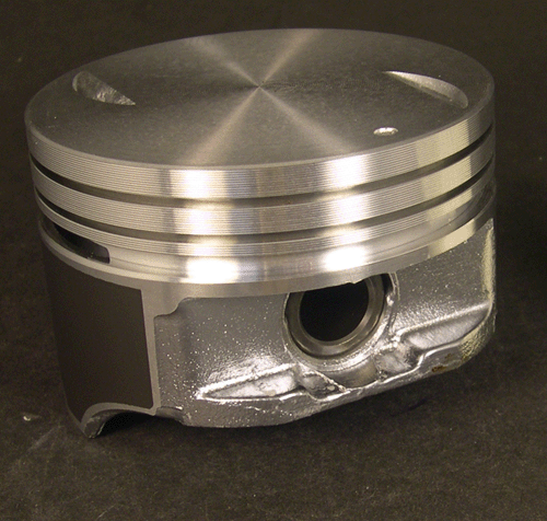 BB Chevy 454 7.4L 1996 - 2000 Coated Skirt Piston Set Silvolite 3440HC.060 - Picture 6 of 7