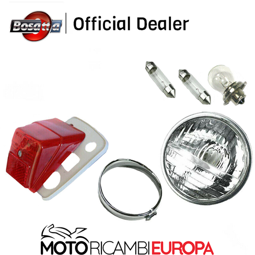 Faro Anteriore LED Per Vespa 50 N/L/R/S - 6000K, 7000 Lumen, Compatibile 6V-12V
