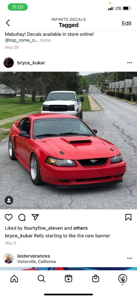  наклейка на лобовое стекло баннер для ford st - Изображение 4 из 4