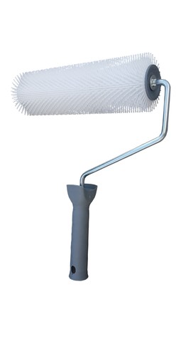 HAROMAC Betonentlüfterrolle, 230 Mm - Stachelwalze Aus Kunststoff Für Professionelles Entlüften Von Beton