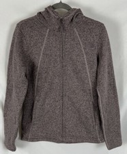 The North Face Womens Better Sweater Zip Up Jacket Small Grey Purple