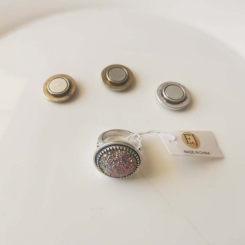 Nuevo Anillo Retro 4 Caras Premier Designs Mujer Fiesta Vacaciones Joyería Talla 6 Regalo - Imagen 2 de 4