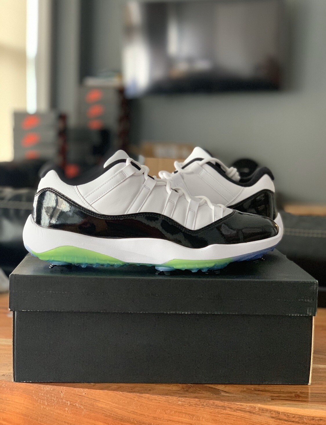 jordan 11 low golf shoe