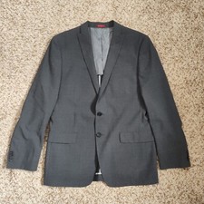 John Varvatos Men Size 40 L Gray Blazer
