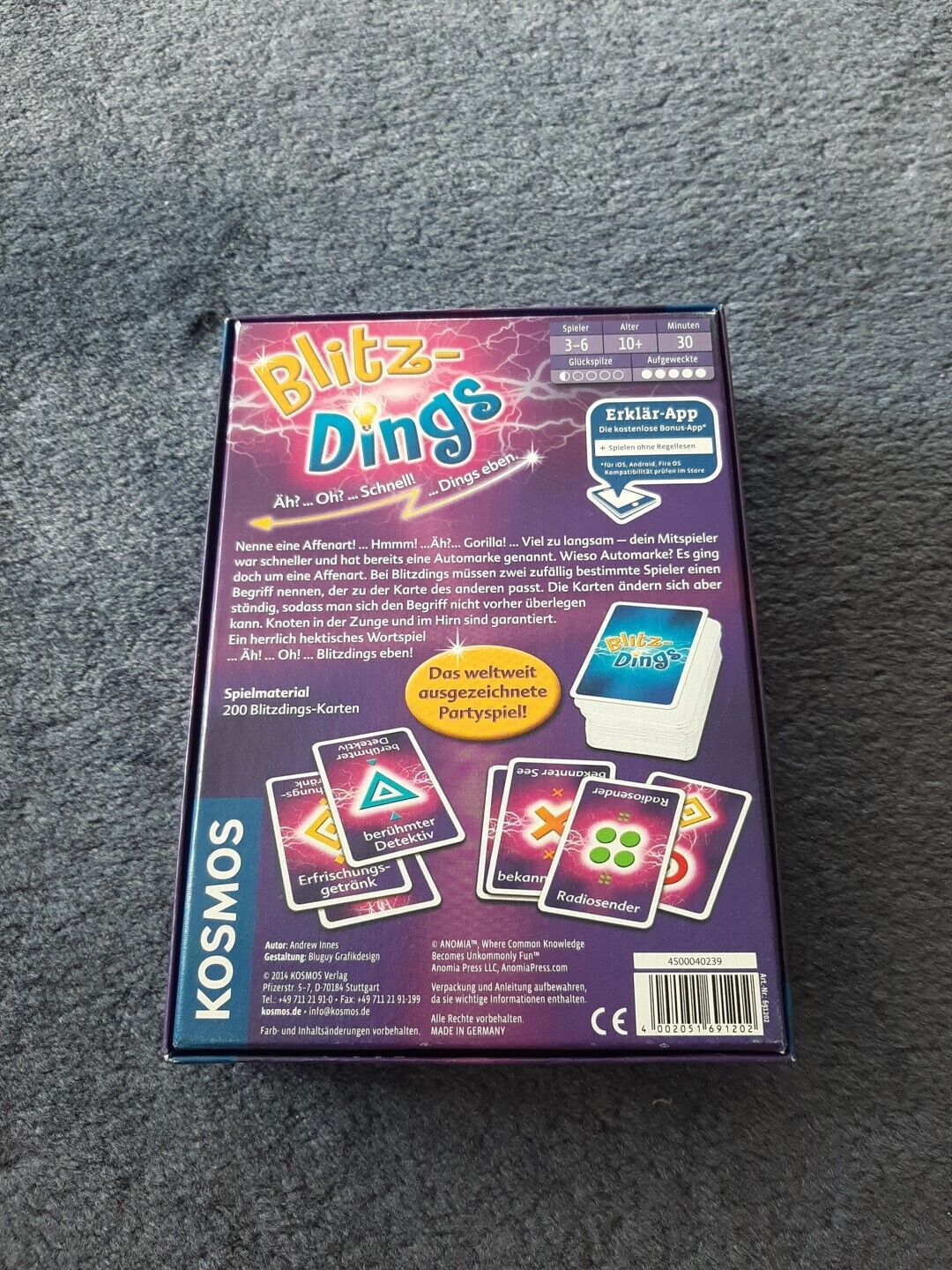 Thumbnail - Kosmos Familienspiele Blitz-dings 691202 Wortspiel Partyspiel Spiel Ab