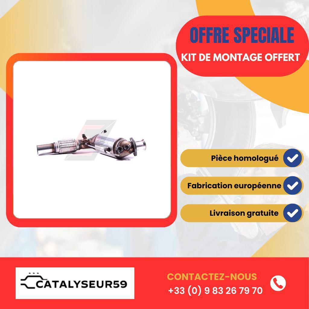 Catalyseur avec FAP pour BMW 530D E60 E61 berline et break moteur M57N
