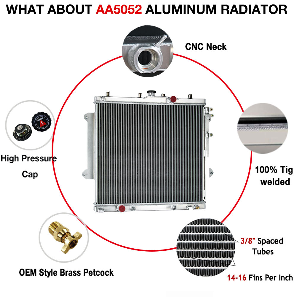 Radiator FOR 2010-2022 Toyota 4Runner Limited SR5 4.0L