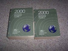 2000 Ford Expedition Shop Service Repair Manual Set Eddie Bauer Xlt 4.6l 5.4l