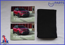 GENUINE VAUXHALL CROSSLAND 2020-2025 OWNERS MANUAL HANDBOOK AUDIO WALLET PACK
