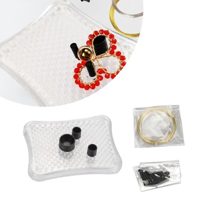 Drahtbiegerschlaufen Schmuck Designs Machen Biegeringe Perlen Arbeiten mit Metalldraht