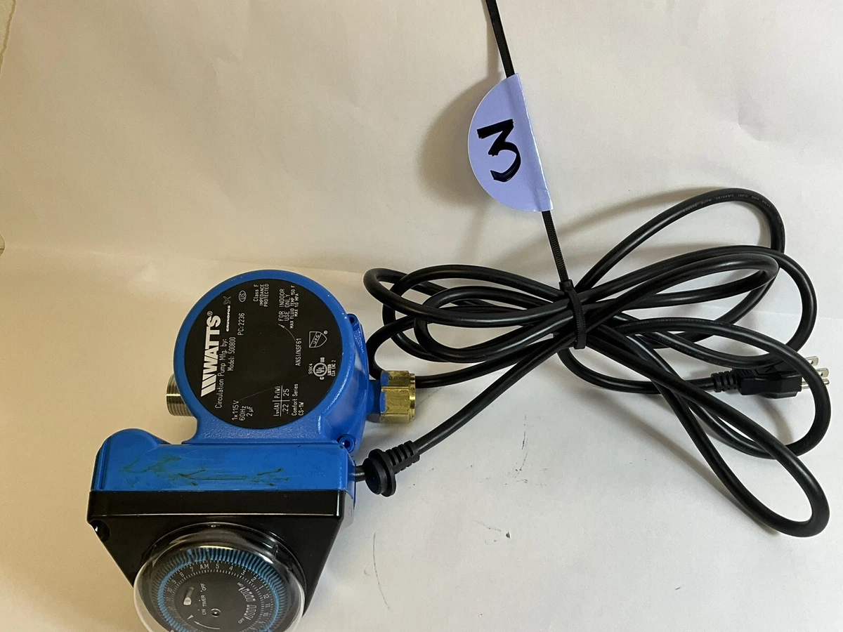WATTS HOT WATER RECIRCULATING SYSTEM 500800 (only pump) | eBay