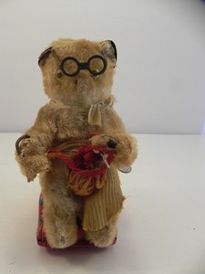 vintage wind up bear