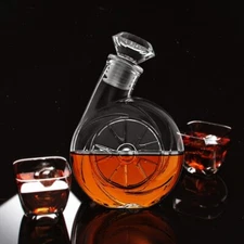 Turbo Blower JDM Style Glass Decanter For Whiskey Wine Gift For Car Lover
