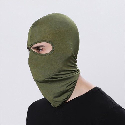 2 Hole Tactical Balaclava Full Face Mask Ski Cycling UV Protection Sun Hood USA - Picture 27 of 28