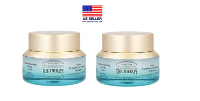 2 x THE FACE SHOP The Therapy Moisture Blending Formula Cream 50ml  US SELLER