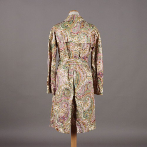 Etro Trench Coat Second Hand Acetate US Size 10 Italy Original - Picture 6 of 7