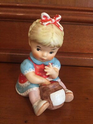 Hummel Goebel Figur Mädchen Schleckmaul 10 097 10cm Honigtopf