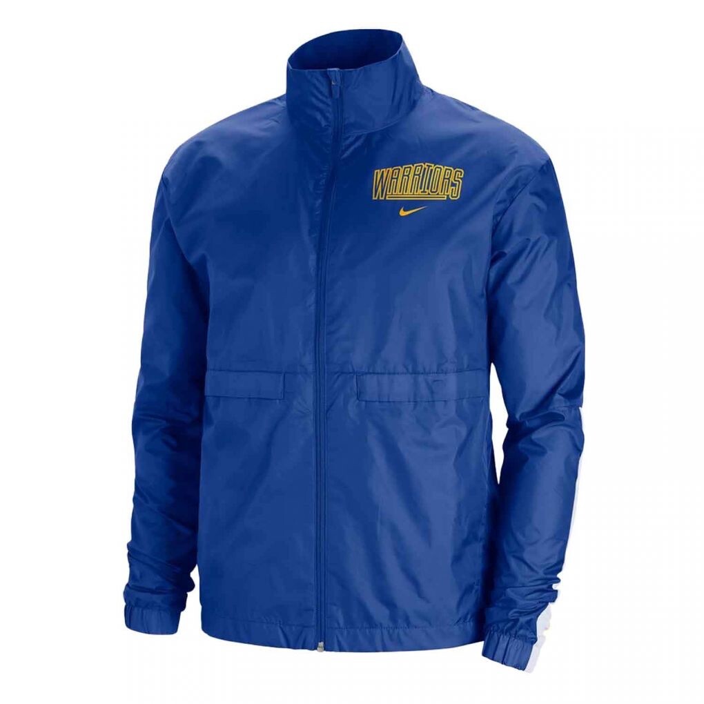 Nike NBA ウォーリアーズ　ナイロンジャケット Golden State Warriors Club Courtside Men's Nike NBA Poly