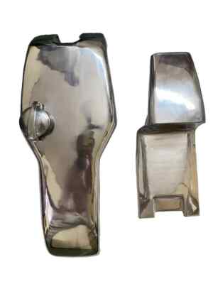 Yamaha TZ RD250 RD350 Td Cafe Racer Chrome Steel Petrol Tank+ Seat