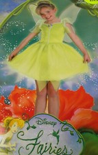 Girls Disney Fairies TINKER BELL Halloween Costume Size 7-8