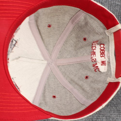 Case Tractor Hat Cap Gray Red Adjustable Snap Back Farm Farmer Farming Equipment - Picture 11 of 11