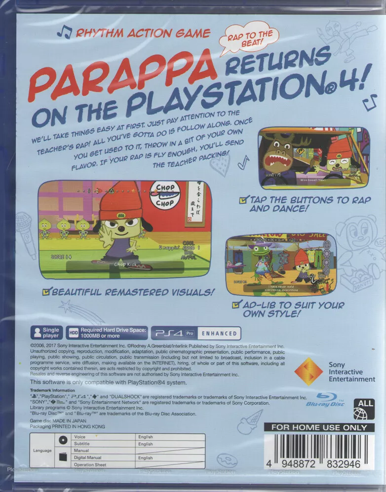 PaRappa The Rapper Remastered Review