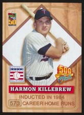 2001 Topps Post Cereal - 500 Home Run Club #6 Harmon Killebrew, Twins, HOF.