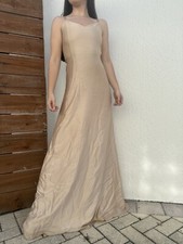 NWT Show Me Your MuMu Faith Maxi Dress Champagne Luxe Satin Bridesmaid SZ Large